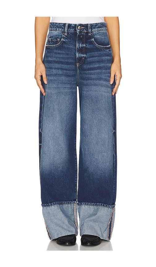 Icon Denim Kiki Wide Leg Jeans In Blue