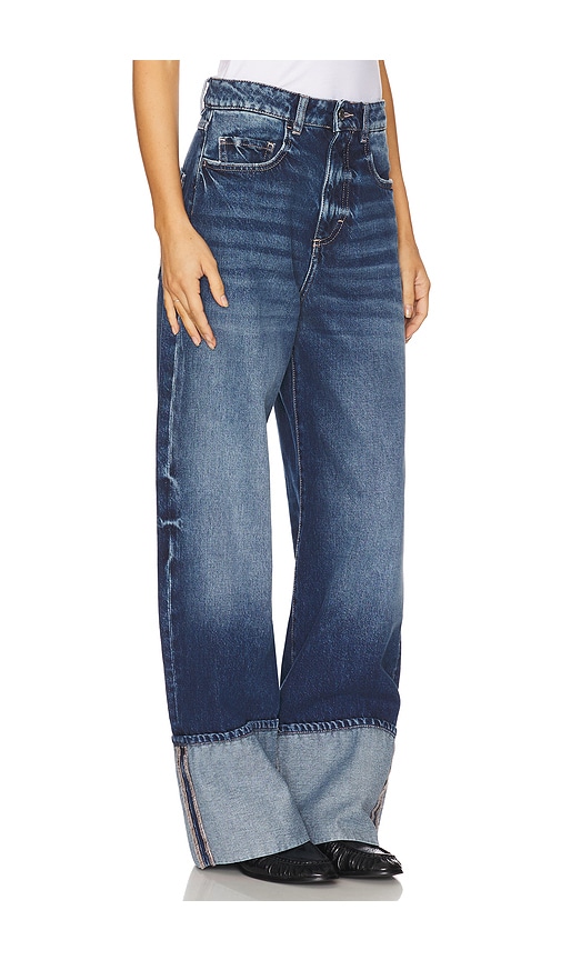 Icon Denim Kiki Wide Leg Jeans In Blue