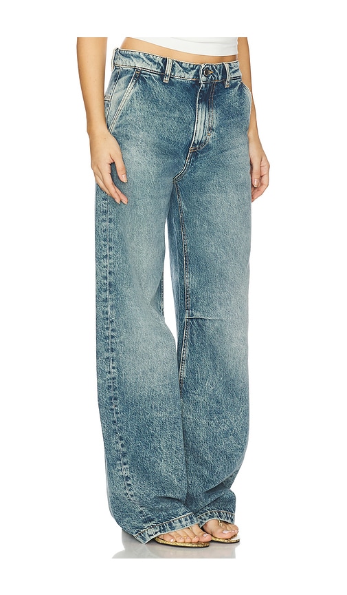 Icon Denim Ava Wide Leg Jeans In Blue