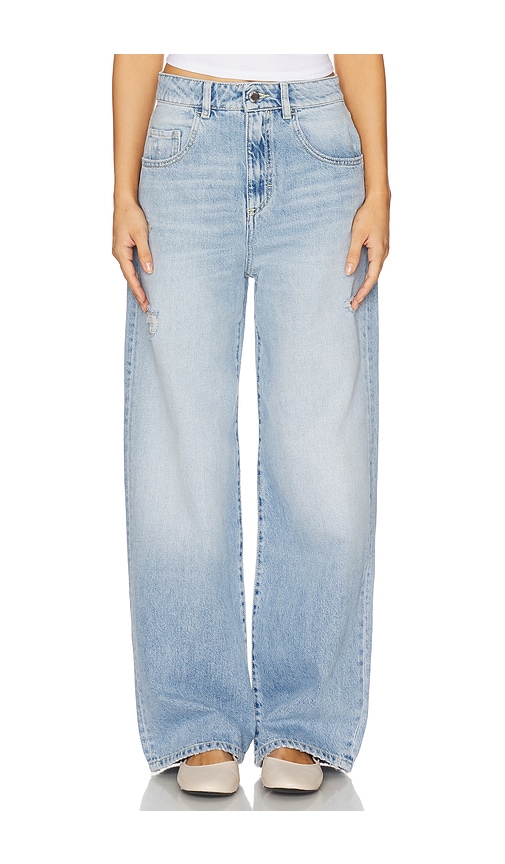 Icon Denim Poppy Wide Leg Jeans In Blue