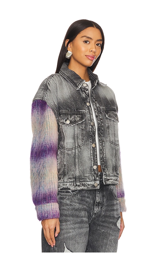 Icon Denim Lori Relaxed Jacket In Black