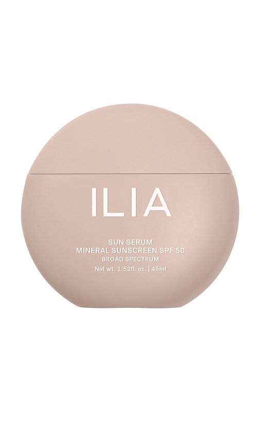 ILIA Sun Serum Mineral Sunscreen SPF 50 in Light/Medium.