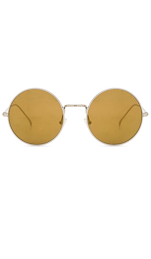 illesteva Porto Cervo Sunglasses in Silver with Gold Mirror  display picture 1