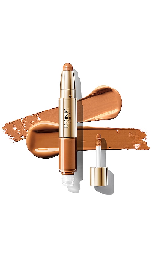 Iconic London Radiant Concealer And Brightening Duo In Warm Deep