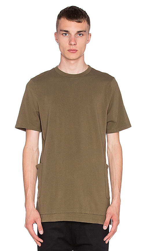 I Love Ugly Tech T-Shirt in Olive