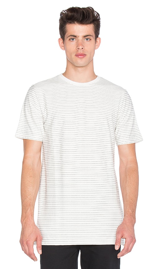 I Love Ugly Fine Stripe T Shirt in Natural