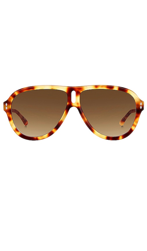 Isabel Marant Women's 60mm Aviator Sunglasses In Havana/brown Gradient