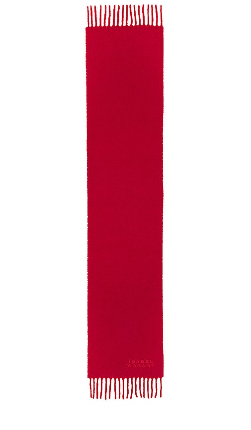 Shop Isabel Marant Firny Scarf In Red