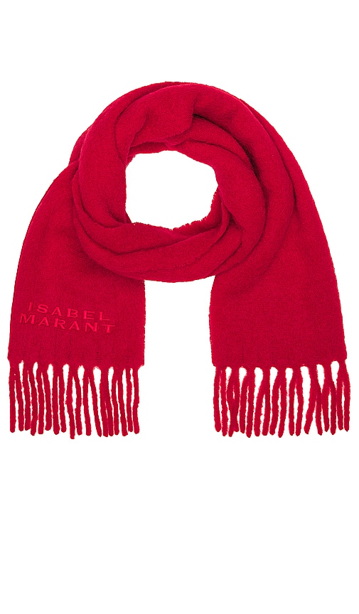 Shop Isabel Marant Firny Scarf In Red