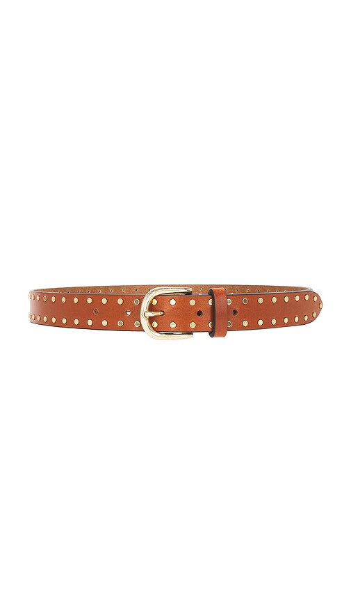 Isabel Marant Zap Studded Belt In Natural