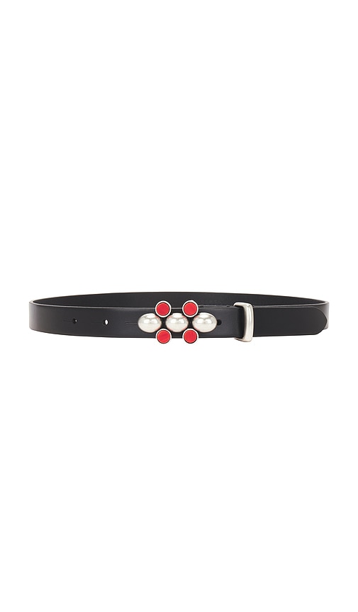 Shop Isabel Marant Valdez Belt In Henna & Silver