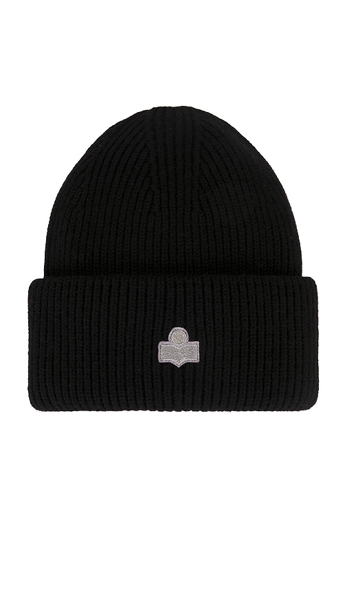 Isabel Marant Ribbed Beanie Hat In Black