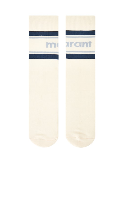  Isabel Marant Dona Socks In Cream. 