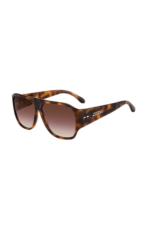  Isabel Marant Square Sunglasses In Brown. 