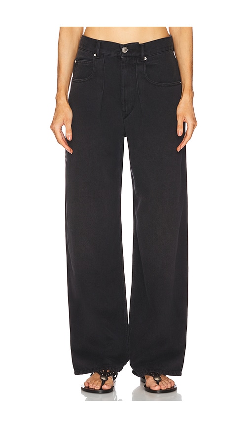 Isabel Marant Rodayna Wide Leg In Black