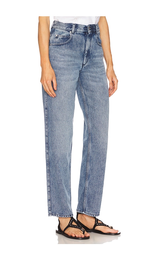 Isabel Marant Jenny Wide Leg In Blue