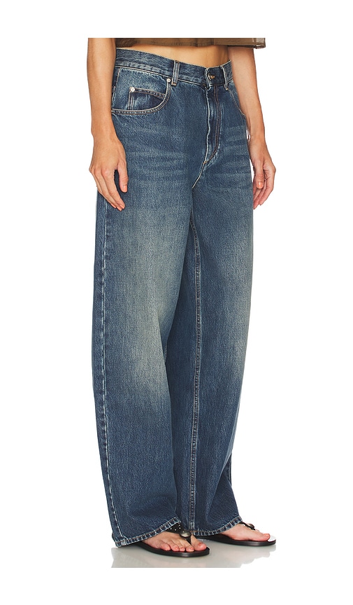 Isabel Marant Joanny Wide Leg In Blue