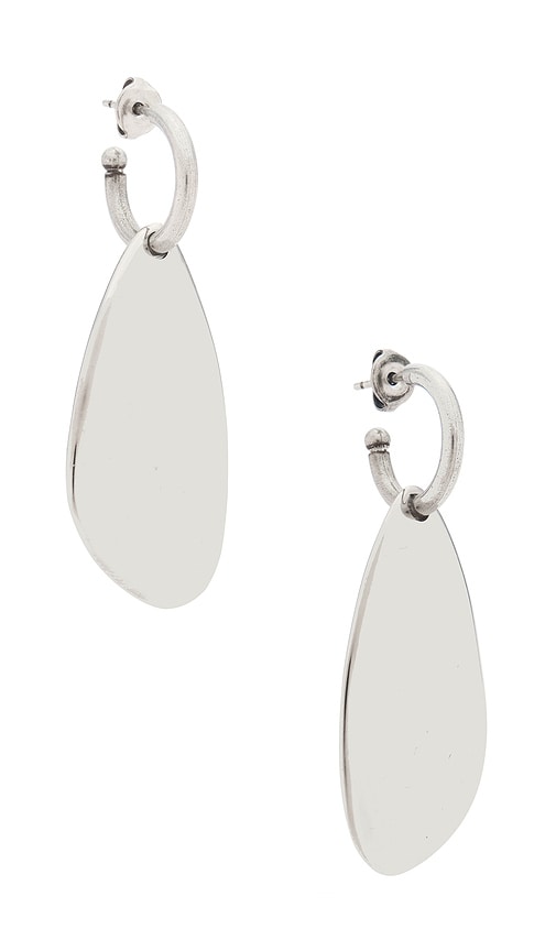 Isabel Marant Silver Teardrop Earrings In Silver