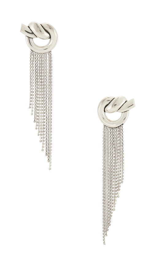 Isabel Marant Pendant in Metallic Silver.