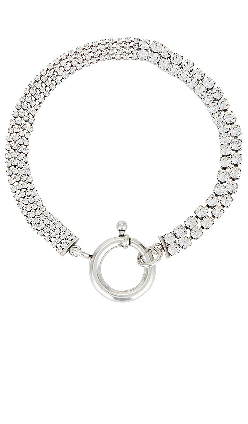 Isabel Marant Queen of Night Choker Necklace in Transparent & Silver
