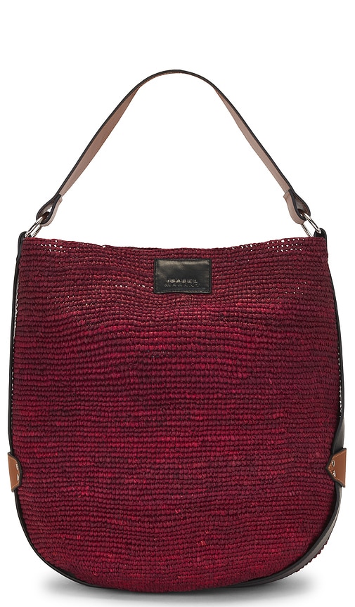 Shop Isabel Marant Bayia Bag In 葡萄酒色