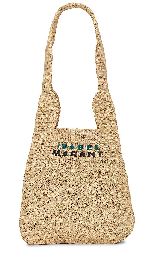 Shop Isabel Marant Praia Small Bag In 素色