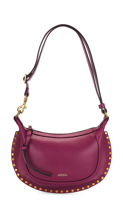 Shop Isabel Marant Oskan Moon Bag In Orchid