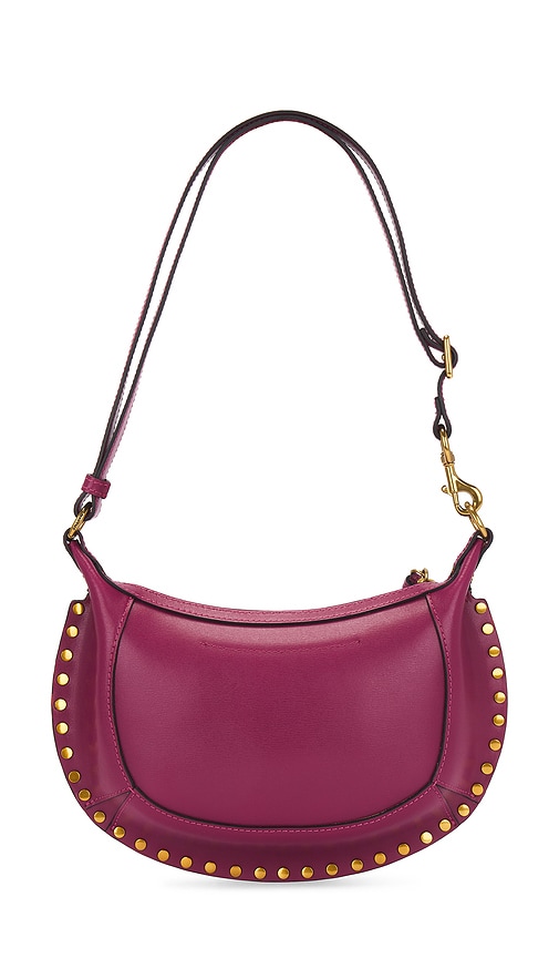 Shop Isabel Marant Oskan Moon Bag In Orchid