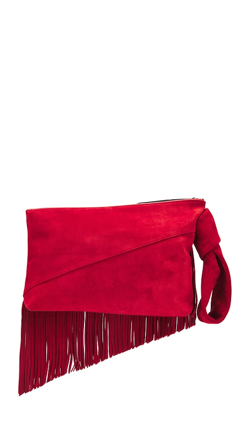 Shop Isabel Marant Faro Clutch In 红色