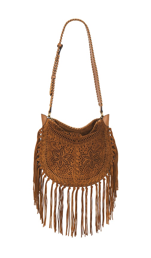 Shop Isabel Marant Oskan Soft Bag In Cognac