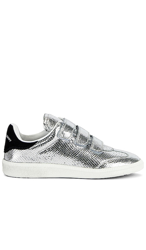 Silver isabel marant sneakers fashion