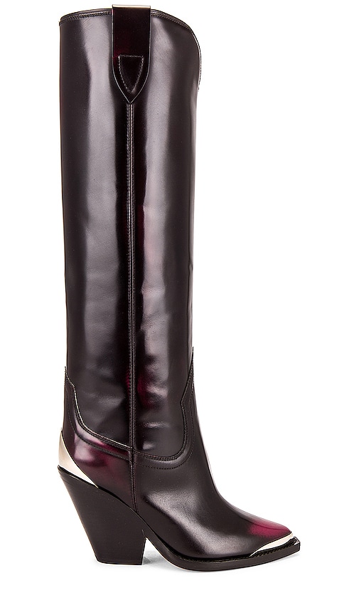 Isabel Marant Lomero boot in Black & Pink | REVOLVE