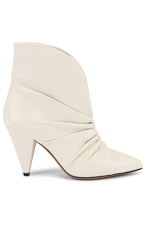 isabel marant white booties