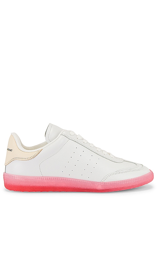 pink sole sneakers