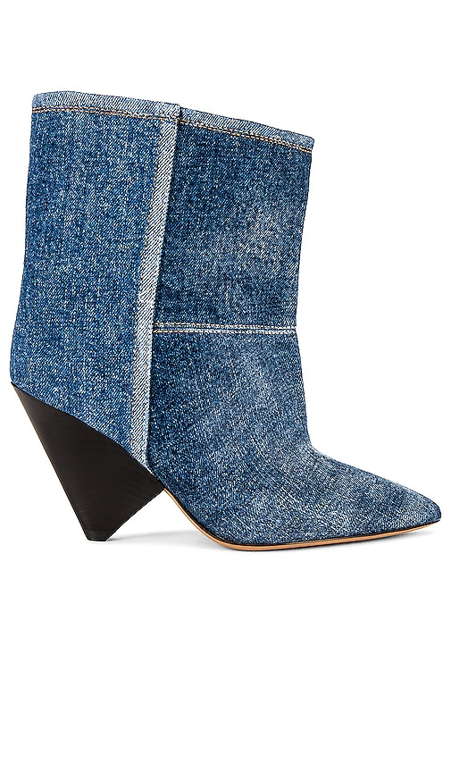 Isabel Marant Miyako Bootie in Dark Blue