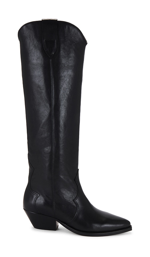 ロングブーツ Isabel Marant FW25 SELIZE HIGH BOOT (CD0013FBC3A09S LBGO) Selize thigh boots Woman cognac | ISABEL MARANT Official