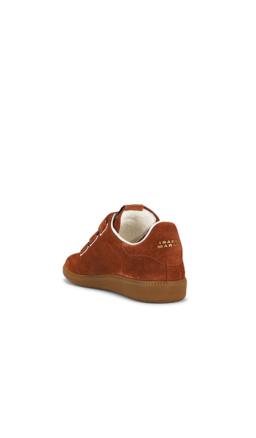 Isabel Marant Beth Calfskin Suede Low-top Sneakers In Brown