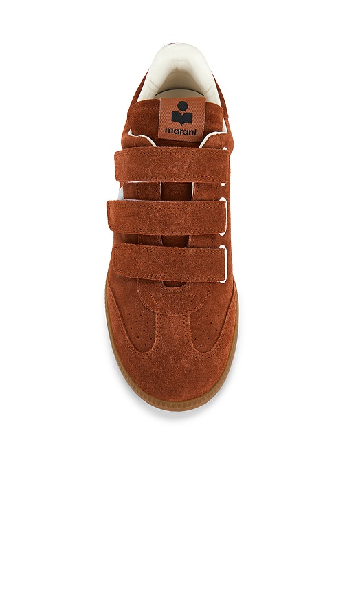 Isabel Marant Beth Calfskin Suede Low-top Sneakers In Brown