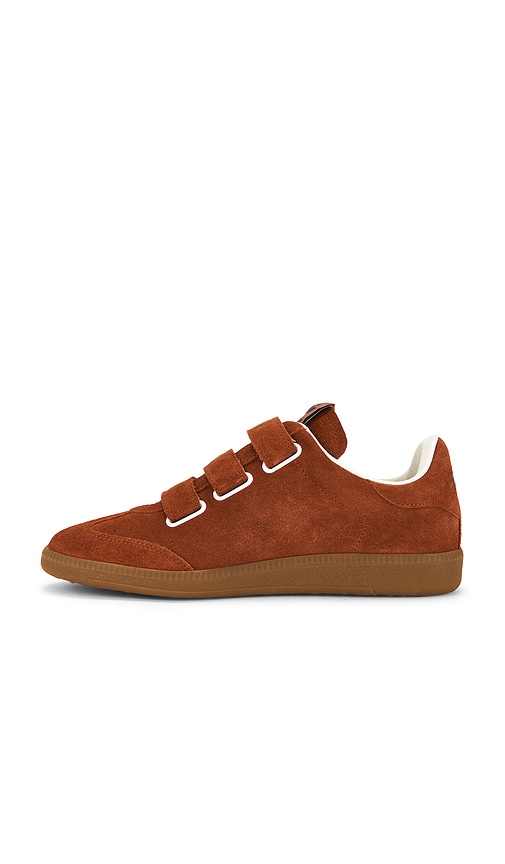 Isabel Marant Beth Calfskin Suede Low-top Sneakers In Brown