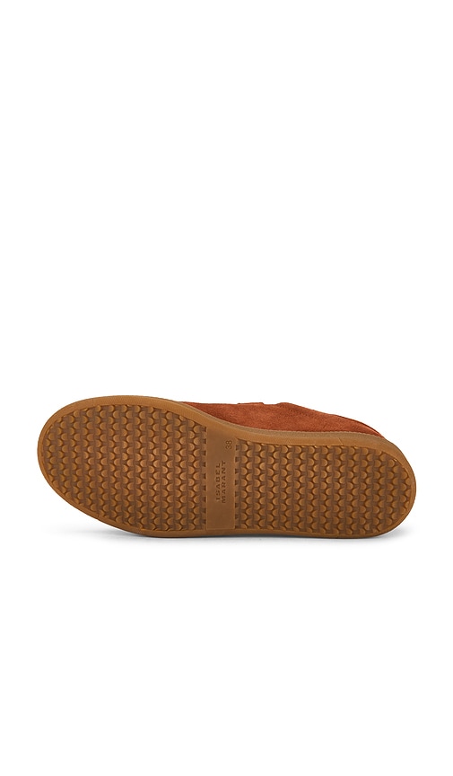 Isabel Marant Beth Calfskin Suede Low-top Sneakers In Brown