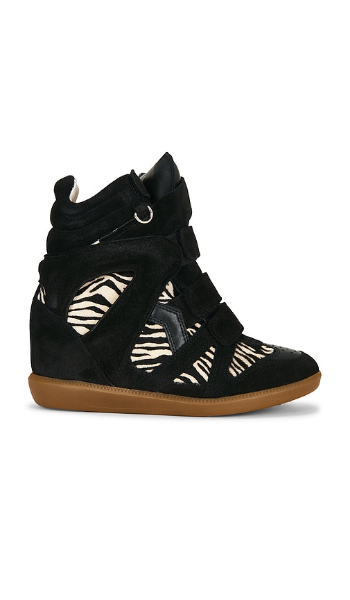 Isabel Marant Bekett Ring Sneaker in Black & White. - size 37 (also in 38, 39, 40, 41)