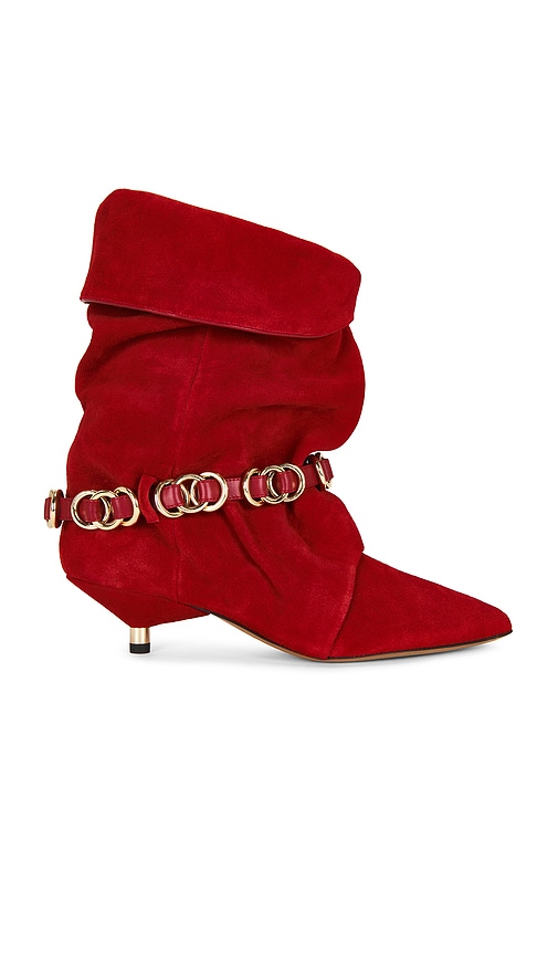 Isabel Marant Edrik Rings Boot in Red. - size 36 (also in 37, 38, 39, 40)