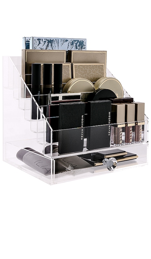 Impressions Vanity Diamond Collection Palette Organizer in Clear