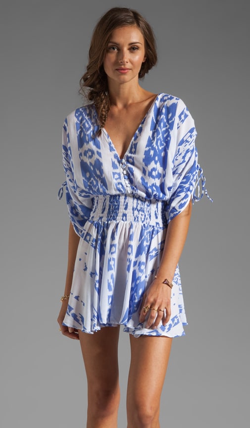 June Button Front Mini Dress