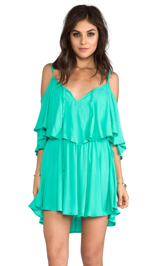 Zhina Flounce Top Mini Dress With Interchangeable Top