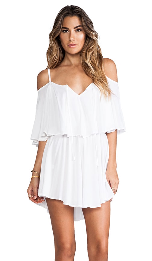 Zhina Rayon Chiffon Flounce Mimi Dress