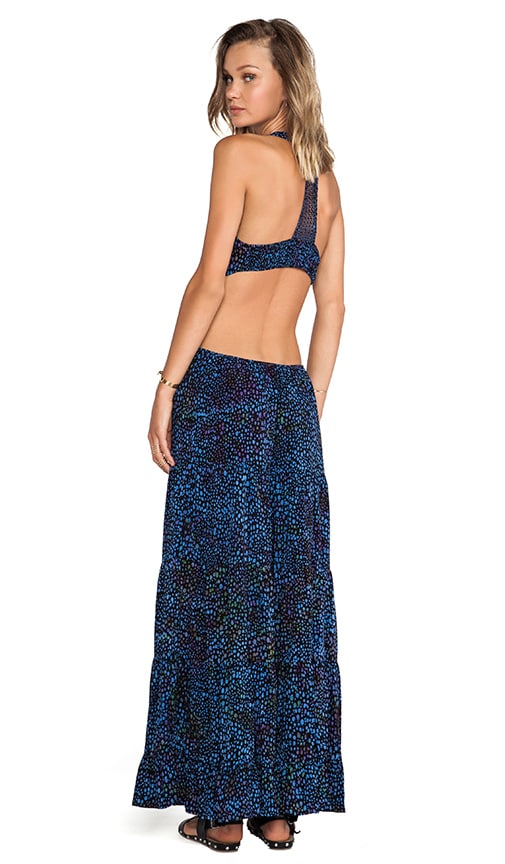 Flamenco Cutaway Tank Dress with Ruffles
