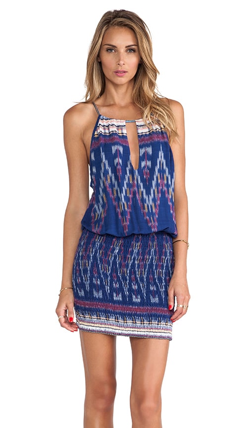 Canoa Cut Away Smock Mini Dress