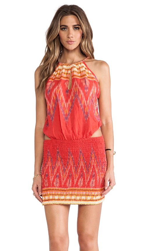Canoa Cut Away Smock Mini Dress