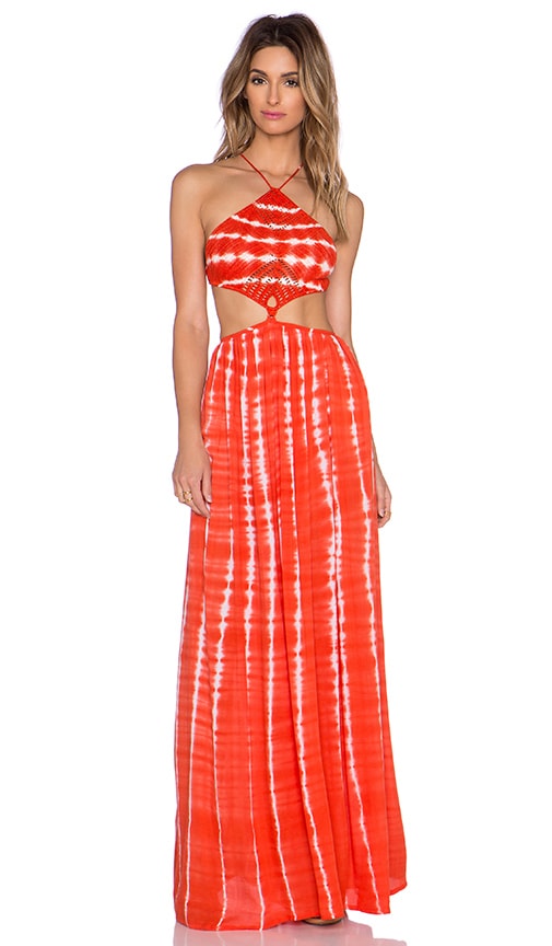 crochet halter maxi dress